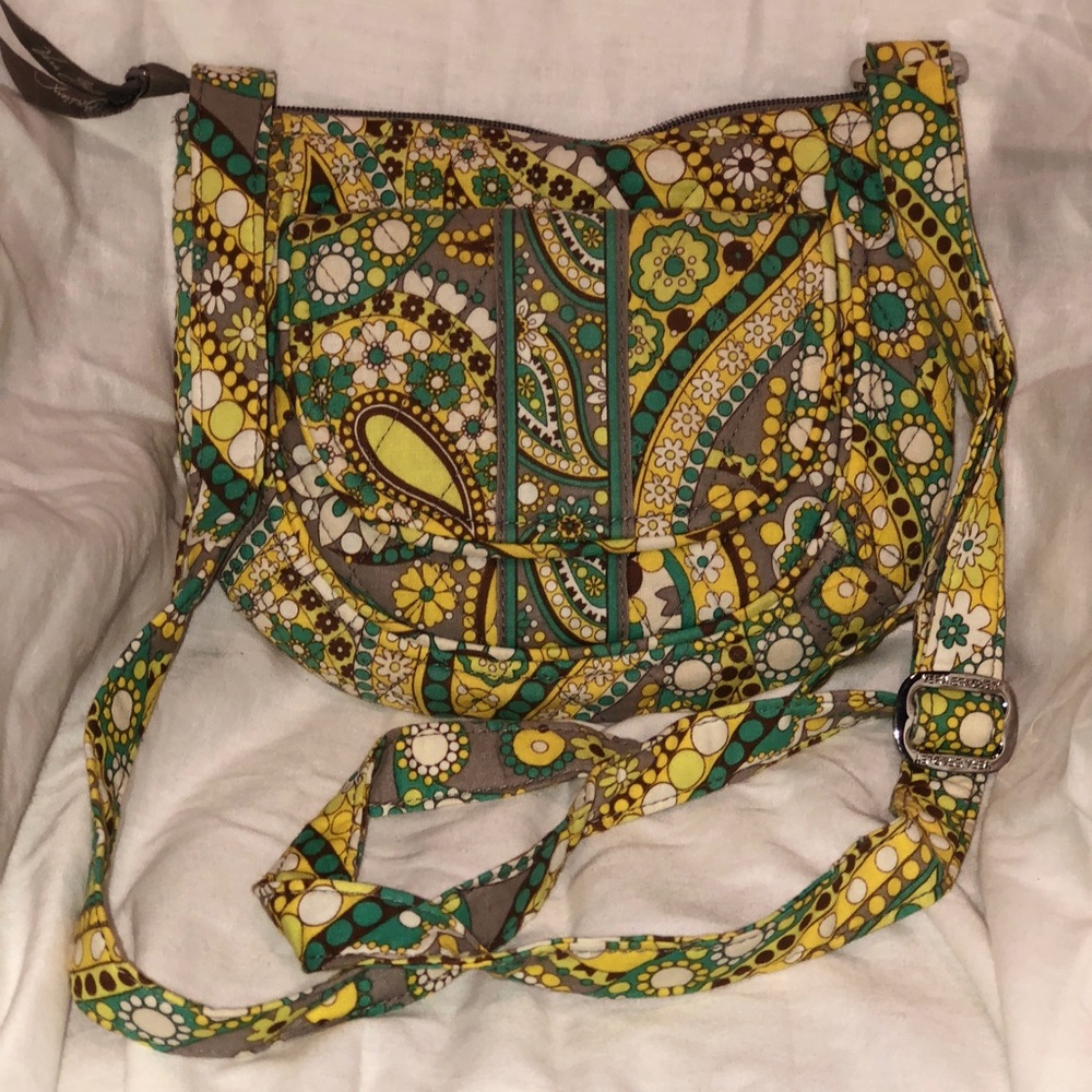 Vera Bradley Lizzie Crossbody Purse Lemon Drop
